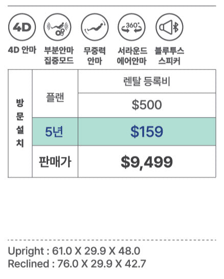 4D 마사지 체어