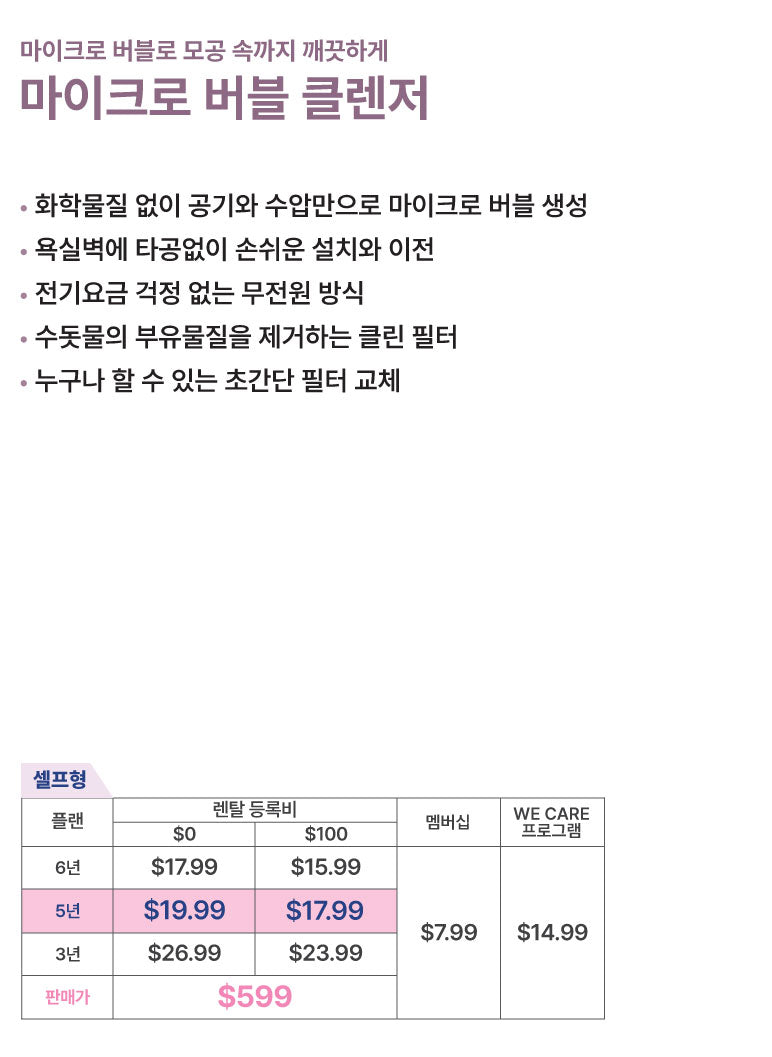 마이크로 버블 클렌저